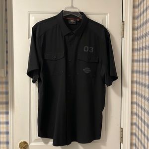 Harley Davidson performance button down